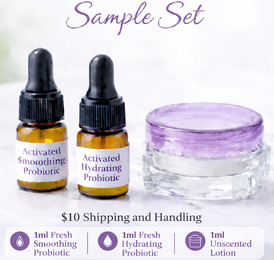 Free Probiotic Skincare Sample Set with Flat Rate Shipping